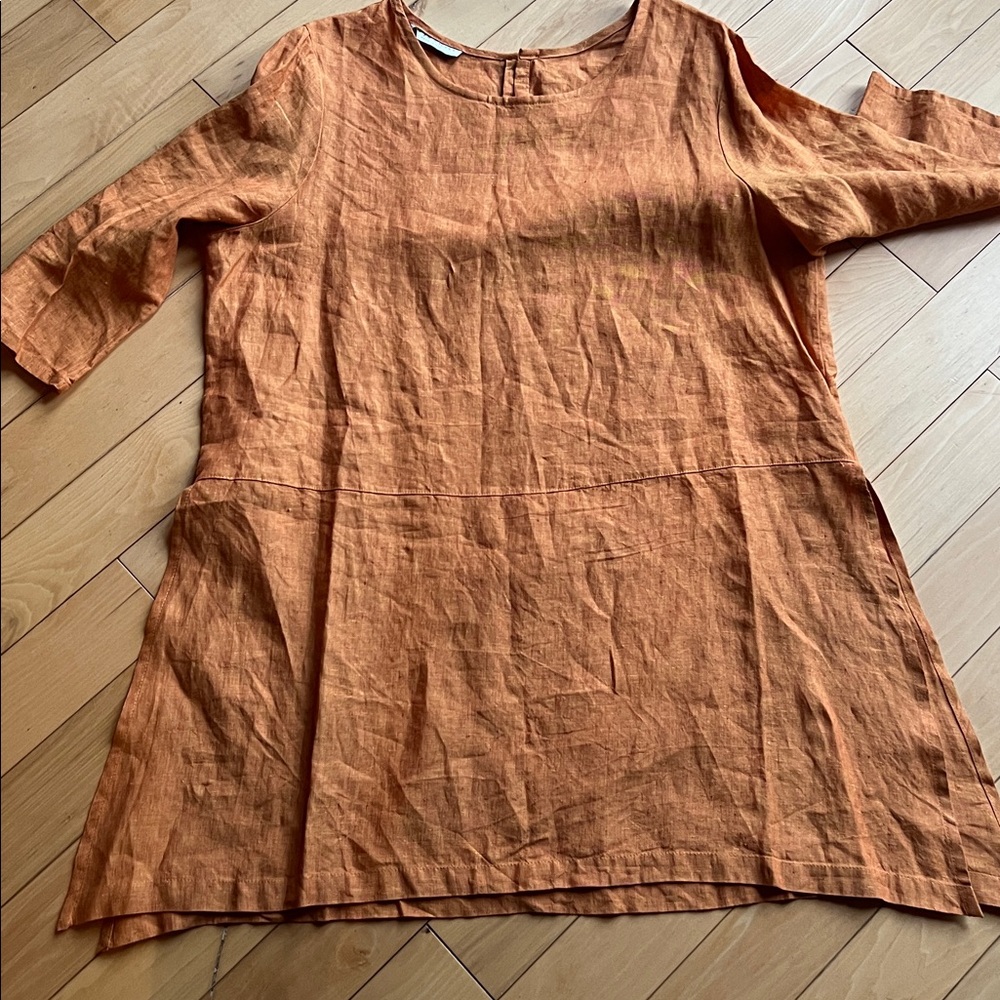 Bryn walker linen Laggenlook split side tunic - image 8